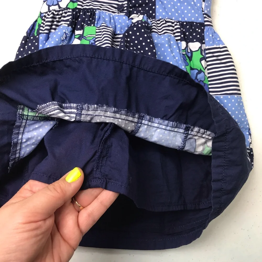 COPY - Gymboree patchwork cotton summer spring dress 6-12